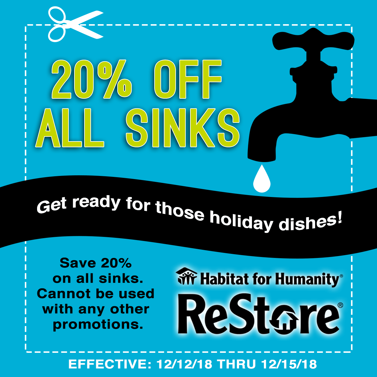 20% Off Sinks – ReStore