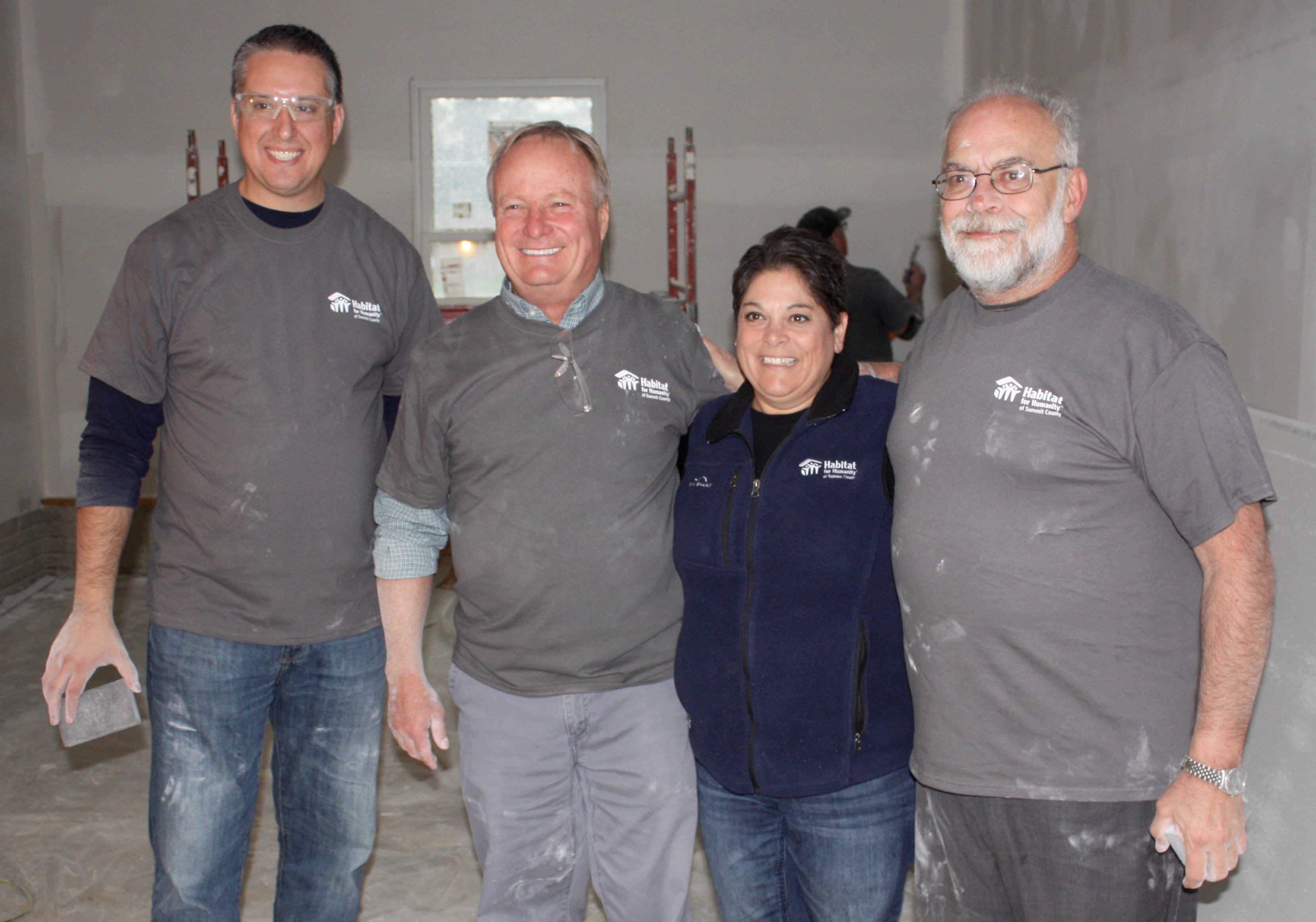 The 14th District Representative Dave Joyce visits Habitat for Humanity of Summit County build site in Twinsburg
