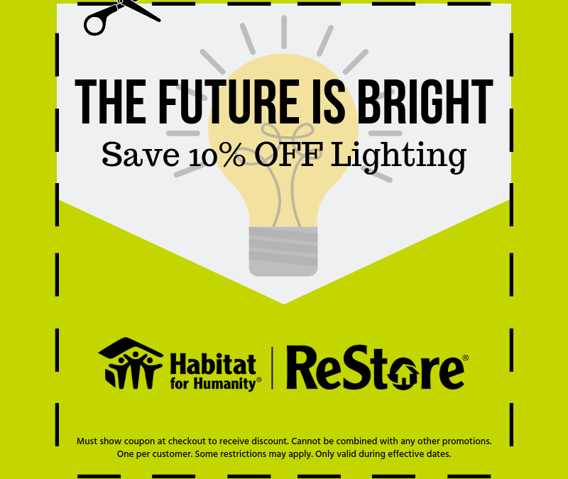 10% Off Lighting – ReStore