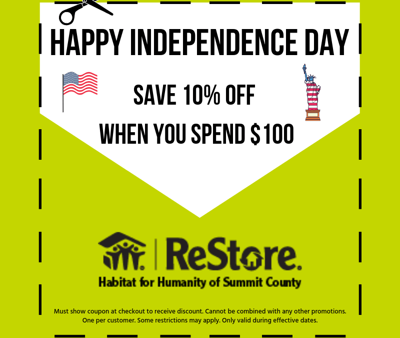 Independence Day Sale – ReStore!