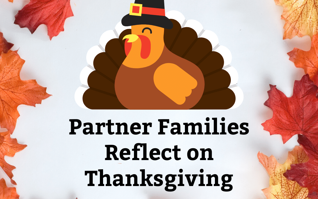 Partner Families Reflect on Thanksgiving